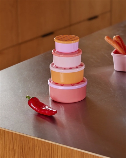 Round Plastic Food Boxes with